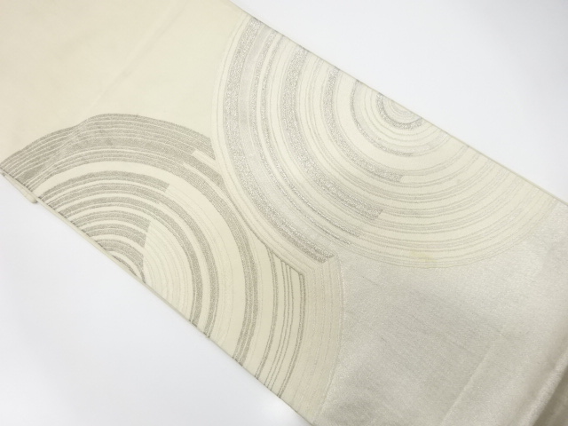 JAPANESE KIMONO / ANTIQUE FUKURO OBI / SILK / WOVEN WATER RING